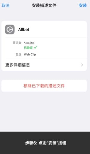 欧博ABG iOS版APP安装全流程示意图｜从下载到启用的完整步骤6