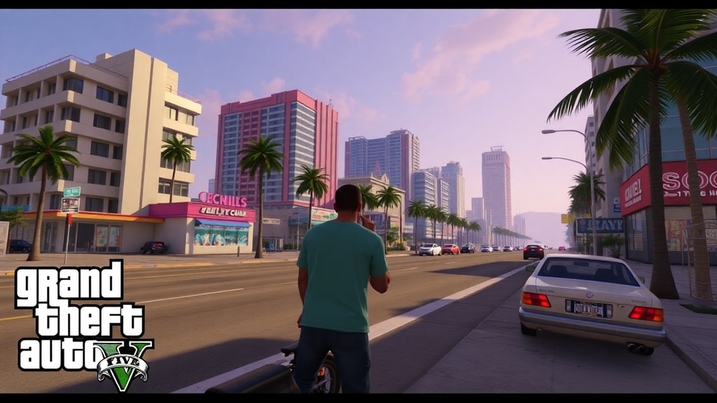 GTA6新截图暗藏玄机！罪城夜景美到窒息，网球场这一幕让人浮想联翩